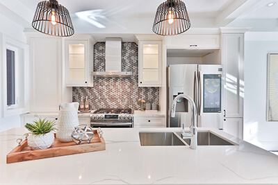 Renovated kitchen.