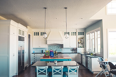 Renovated kitchen.