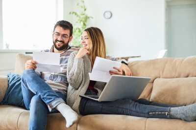 Couple excited to lower their mortgage payment