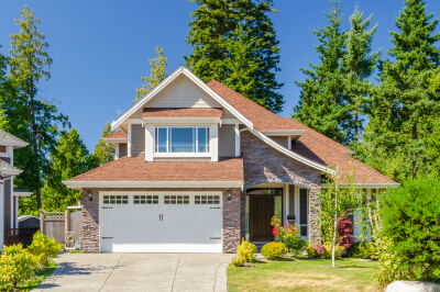 A brown house